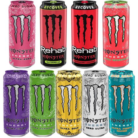 Buy Monster Energy Sampler Pack Super Energy Drink 9 Flavor Variety