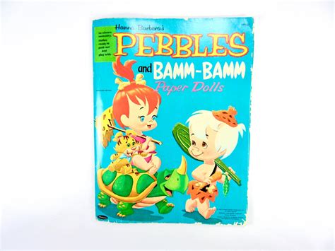 Vintage 1964 Hanna Barberas Pebbles And Bamm Bamm The Etsy