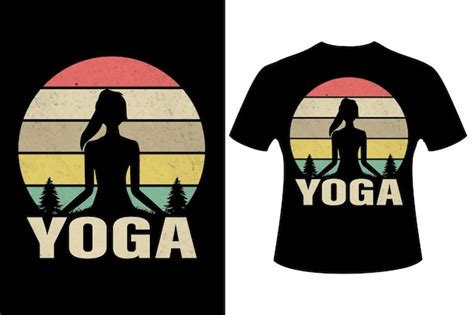 Premium Vector Yoga Vintage T Shirt Design Premium Vector