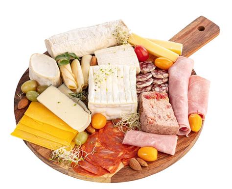 Assortment Of Cheese And Cold Meats Stock Photo Image Of Chorizo