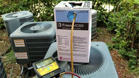 How To Add Freon In Ac Unit Youtube