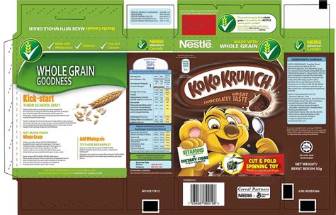 Important and to avoid skipping breakfast! Transformable Packaging for Nestle Koko Krunch Cereal on ...