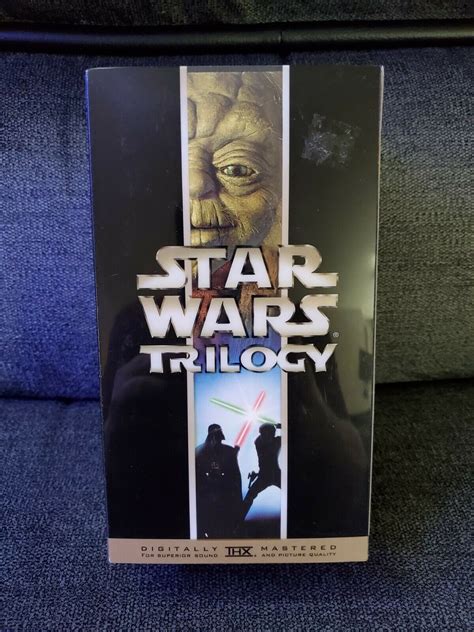Star Wars Original Trilogy Thx Digitally Remastered Vhs Box Set 2000