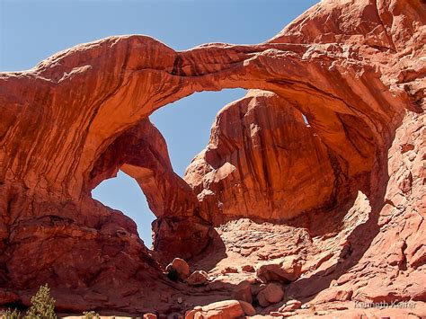 Double Arch Arches National Park Utah By Kenneth Keifer Redbubble