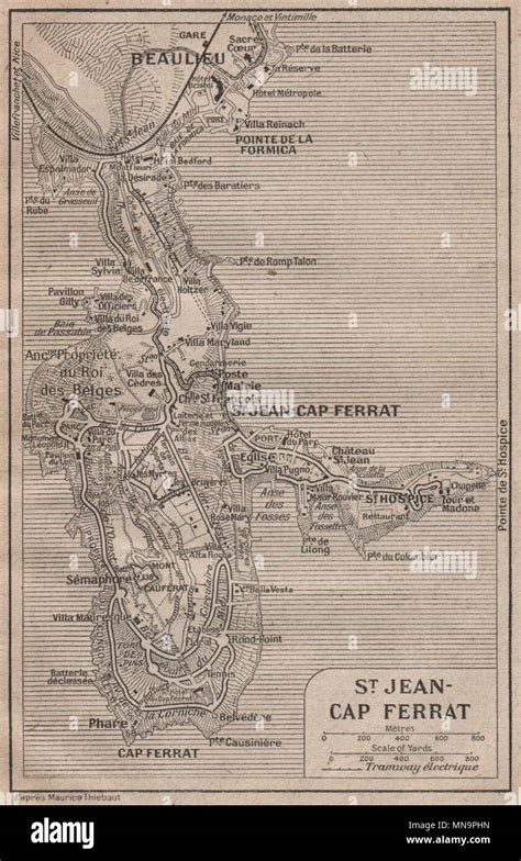 Map Of Beaulieu Sur Mer Hi Res Stock Photography And Images Alamy