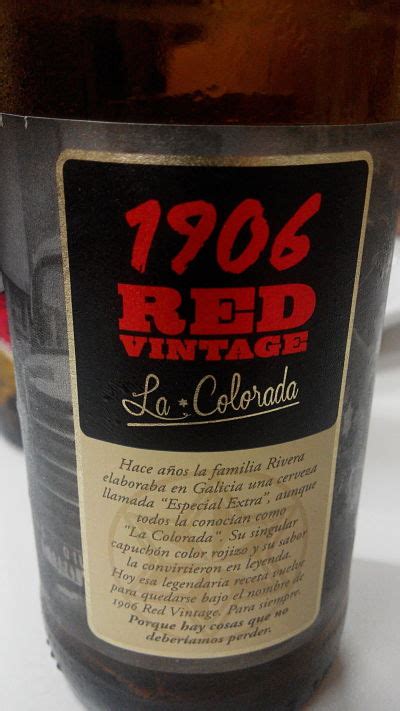 Nos Gusta La Cerveza 1906 Red Vintage La Estrella Galicia Mas Especial