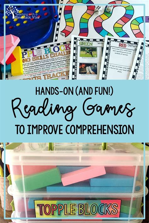 Hands On And Fun Reading Games To Improve Comprehension With Text Overlay