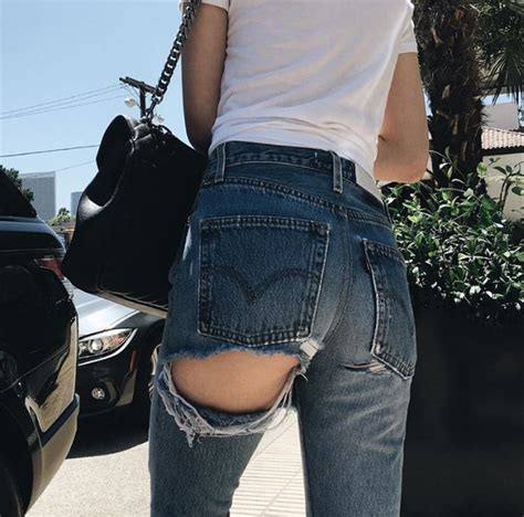 Butt Ripped Jeans From Instagram To The Streets The Fashion Tag Blog