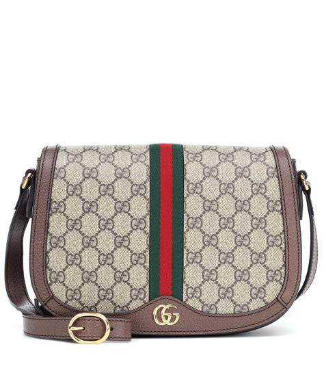 Gucci Leather Ophidia Gg Small Shoulder Bag Lyst