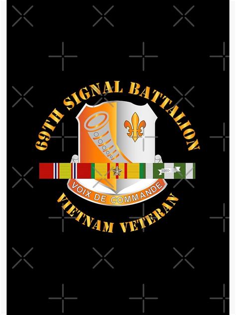 Army 69th Signal Battalion Vietnam Veteran W Vn Svc Cen Spiral