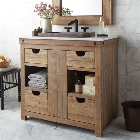 Italian carrara marble counter top w/ matching backsplash andamp; Luxury Bathroom Vanities and Furniture | Native Trails