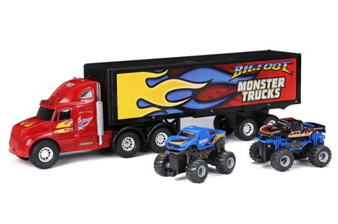 Rc Bigfoot® Monster Truck Hauler Red New Bright Industrial Co