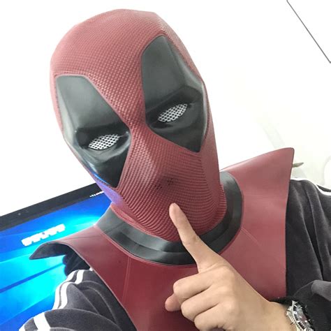 2018 New Moive Deadpool 2 Mask Breathable Pvc Full Face Mask Halloween