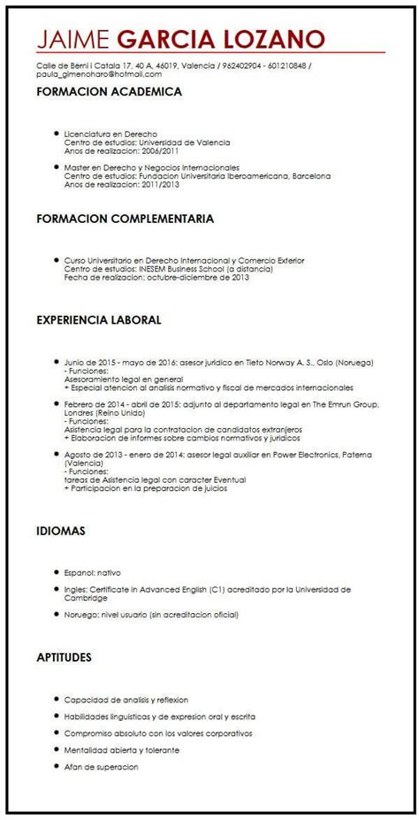 Objetivos Para Un Resume Profesional Ejemplos De Resume En Espanol My