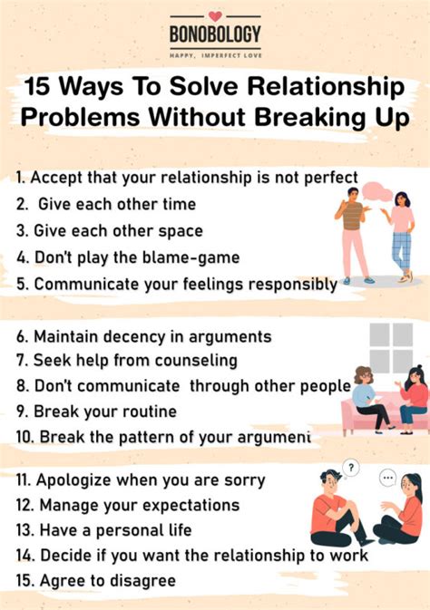 15 Ways To Solve Relationship Problems Without Breaking Up