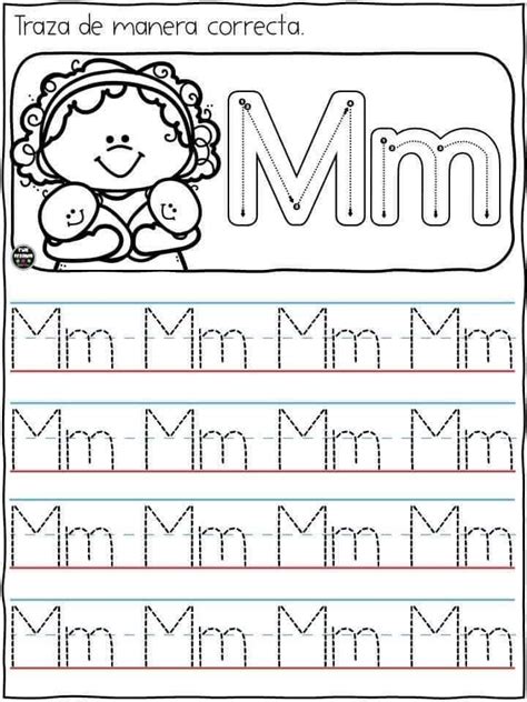 Cuaderno Trazo Abc Imagenes Educativas Writing Practice Preschool