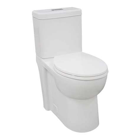Glacier Bay All In One 2 Piece Dual Flush Round Bowl Toilet In White