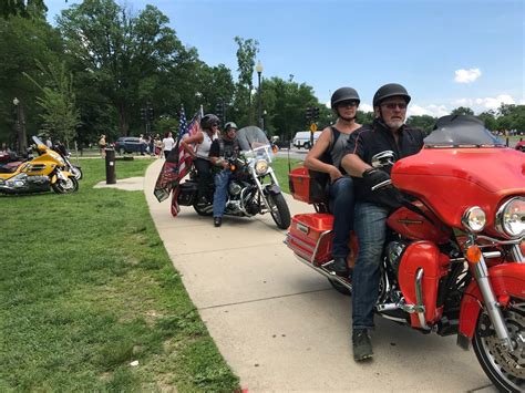 Rolling Thunder Ride Motorcyclists From Across Nation Arrive In Dc To