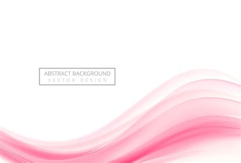 Free Vector Abstract Creative Pink Wave Background
