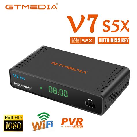 Gtmedia V7s5x Satellite Tv Receiver Dvb S2xs2s Full Hd 1080p H265