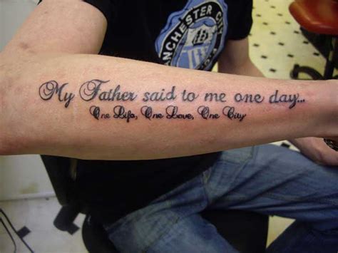 Quote Tattoos For Men Designs Ideas And Meaning Tattoos For You