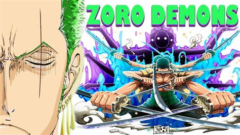 Zoros Enhanced Demon Abilities And 3 Cursed Swords Zoro