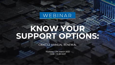 Know Your Support Options Oracle Annual Renewal Spinnaker Support