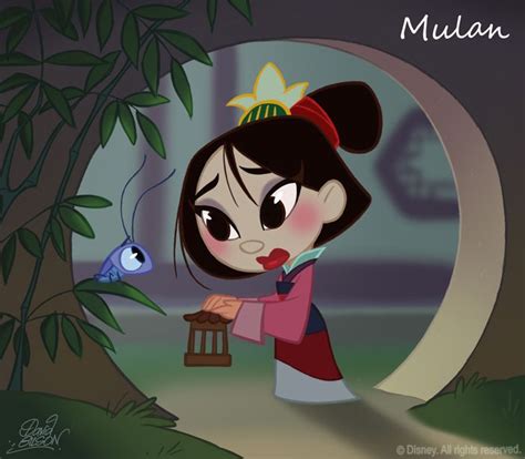David Gilson 50 Chibis Disney Mulan Disney Magic Disney Pixar