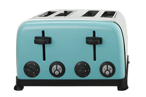 Kalorik Kitchen Originals 4 Slice Stainless Steel Toaster Aqua New Ebay