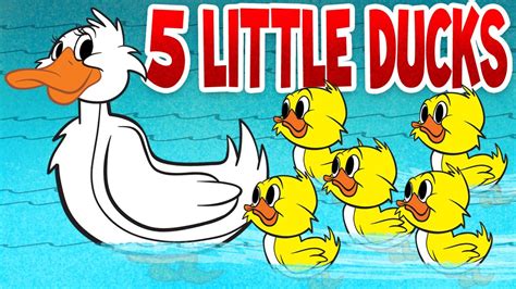 Five Little Ducks Spring Songs For Children With Lyrics Kids Songs