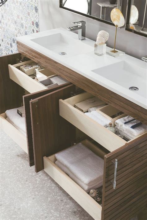 Pull Out Drawers Maybe Just One Side Lineage 59 Double Vanity Mid