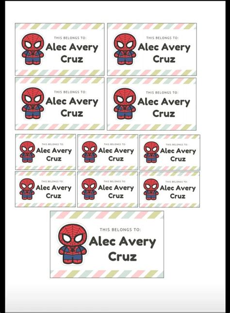Personalized Name Label Notebook Labels Personalized Books Labels