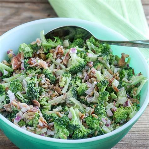 Broccoli Salad With Raisins Easy And Delicious Binkys Culinary Carnival