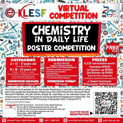 Chemistry In Daily Life Poster Competition Klesf