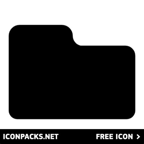 Free Black Folder Svg Png Icon Symbol Download Image