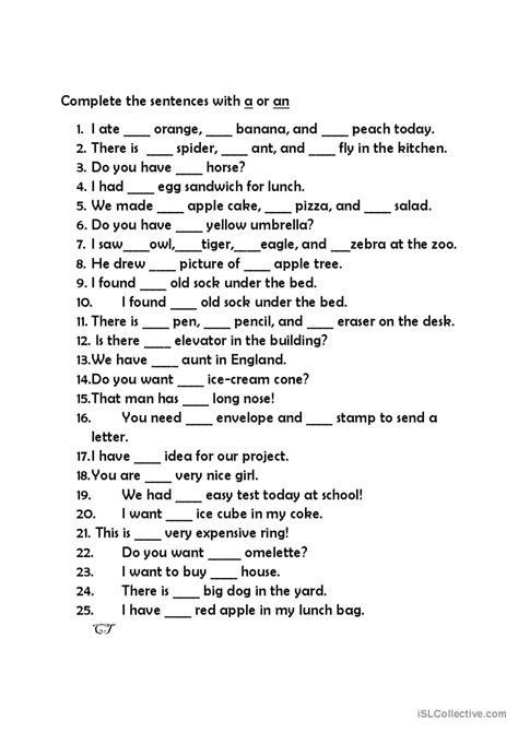 A An General Grammar Practice English Esl Worksheets Pdf And Doc