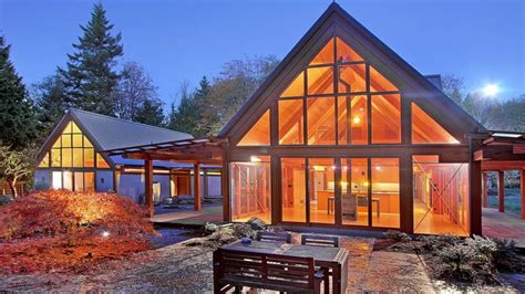 Slope Mountain Cabin House Plans Modern Mountain Cabins