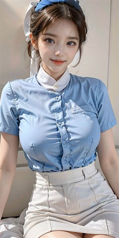 Girls Uniforms Asian Woman Character Art Cute Outfits Lady