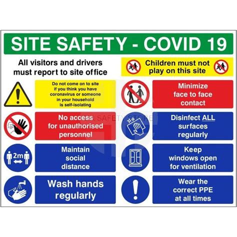 Site Safety Covid 19 Sign