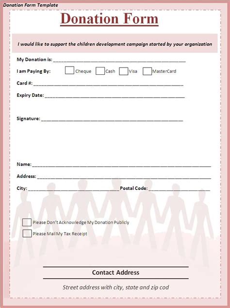 10 Donation Certificate Templates Free Printable Word And Pdf