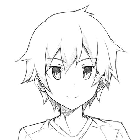 Erase the lower edges of the eyes if you have not made it a few steps back. Anime Boy Drawing Step By Step at GetDrawings | Free download