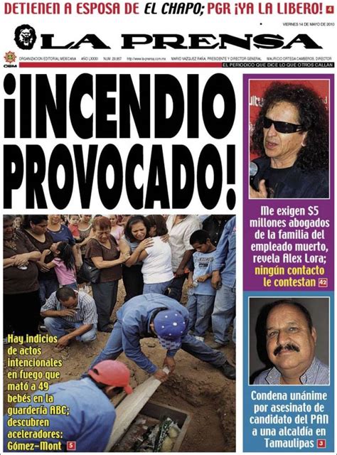 periódico la prensa méxico periódicos de méxico edición de viernes 14 de mayo de 2010
