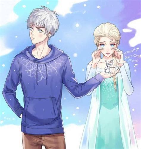 Frozen Anime Version Elsa And Jack