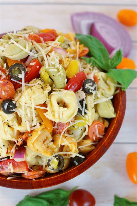 Easy Italian Tortellini Salad Recipe How To Make Tortellini Pasta Salad