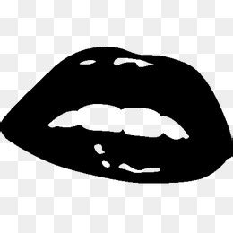Please use and share these clipart pictures with your friends. Lip Png Black And White & Free Lip Black And White.png ...