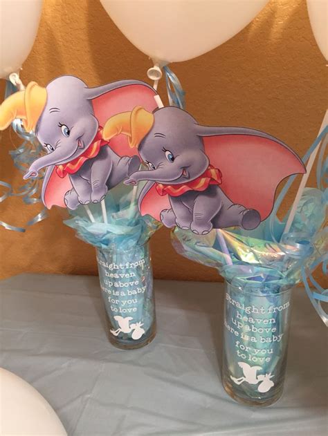 Dumbo Baby Shower Centerpieces