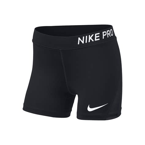 Nike Pro Shorts Mädchen Schwarz Weiß Online Kaufen Tennis Point De
