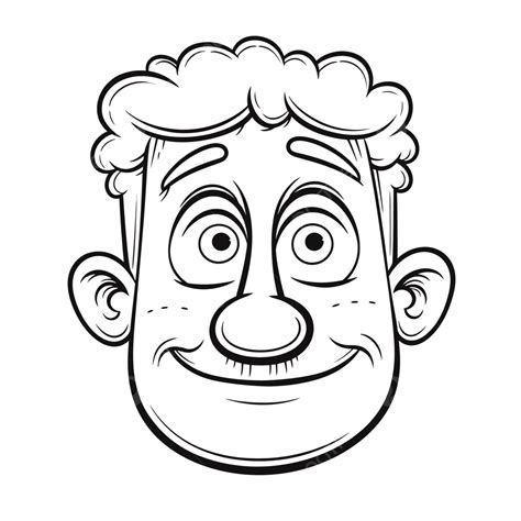 Man Face Coloring Pages