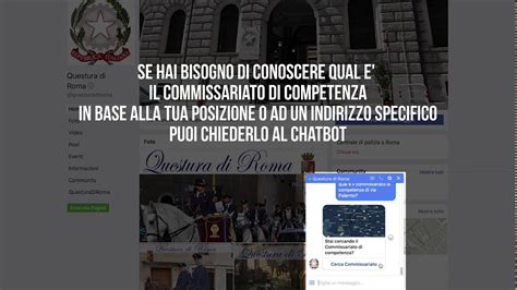 Questura Di Roma Urp Tutorial Chatbot Youtube