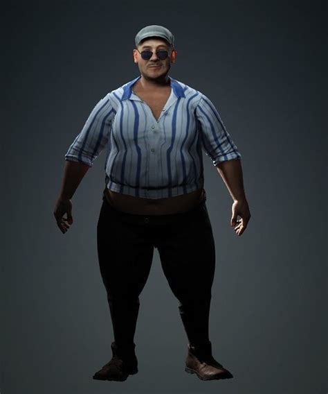 Fat Boy Cgi Character 3d Model Rigged Cgtrader